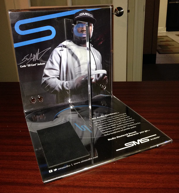 Headphone Stand w/Picture Insert AUTOGRAPHED By 50! - Image 3